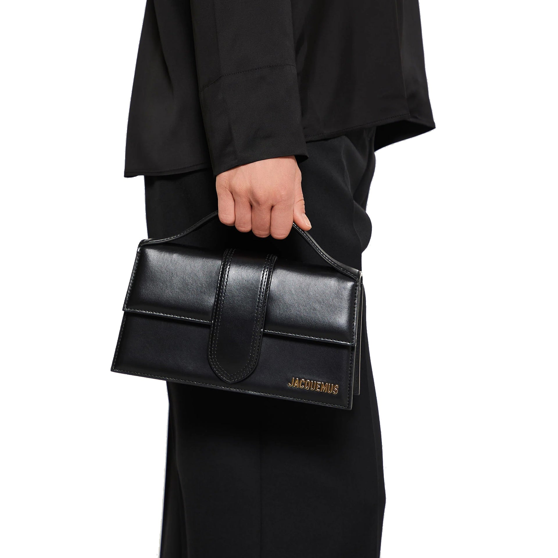 Jacquemus Le Grand Bambino Bag - Gold Logo