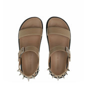 Alexander Mcqueen Spikes Leather Sandals