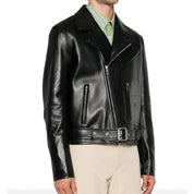 Loewe Leather Biker Jacket