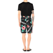 Moschino Floral Print Silk Shorts