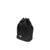 Prada Nylon and Leather Drawstring Pouch