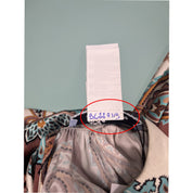 Blumarine Silk Printed Long Dress